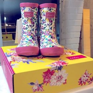 NIB Joules girls rain boots